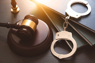 Image symbolizing the justice, criminal law, and legal proceedings