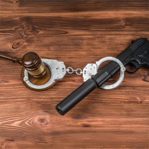 Image symbolizing law enforcement, criminal justice, and legal proceedings